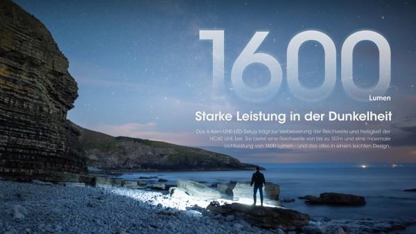 Nitecore HC60 UHE Stirnlampe